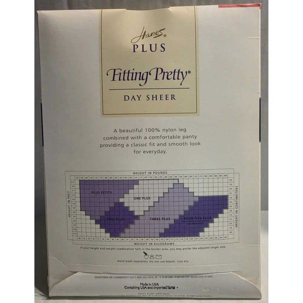Hanes Plus Fitting Pretty Day Sheer 00P24 Three Plus Barely Black (3)